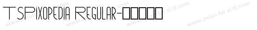 TSPixopedia Regular字体转换